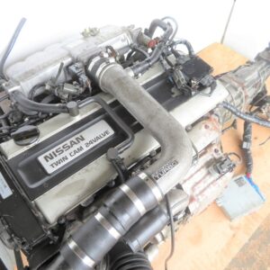 JDM NISSAN SKYLINE R32 RB20DET 2.0L TURBO ENGINE, 5 SPEED MANUAL TRANSMISSION.