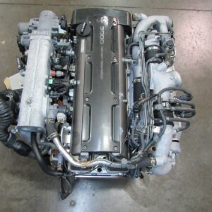 JDM TOYOTA 2JZ-GTE TWIN TURBO NON-VVTI COMPLETE ENGINE & AUTOMATIC TRANSMISSION.